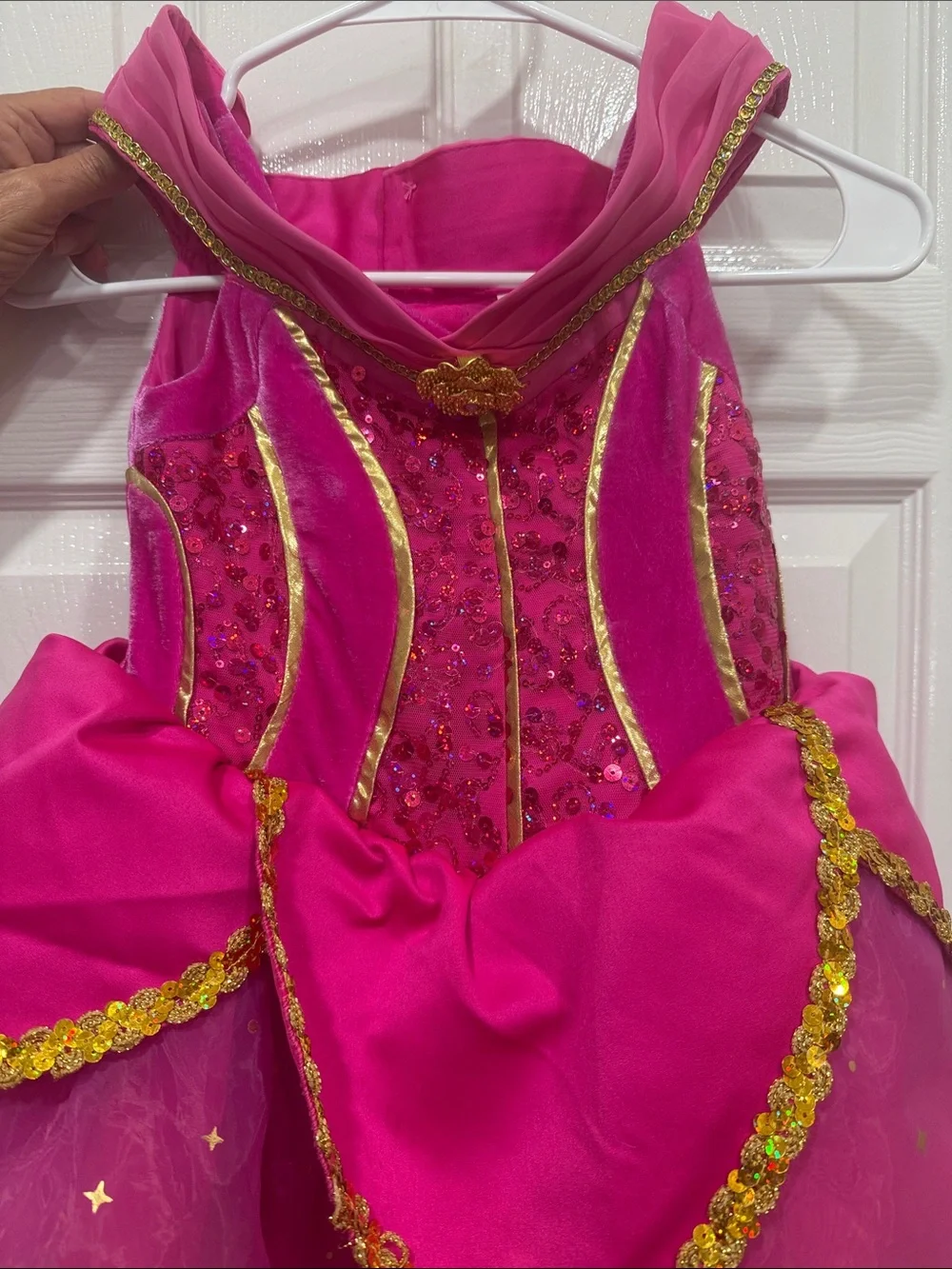 Disney Hot Pink and Gold Princess Costume Dress